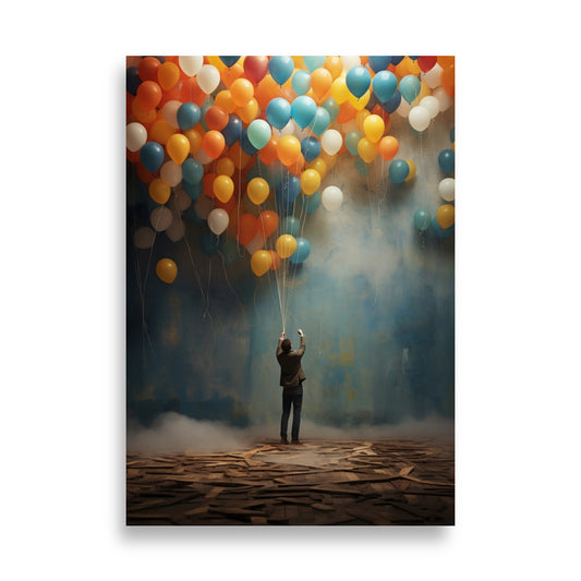 Balloons poster - Posters - EMELART