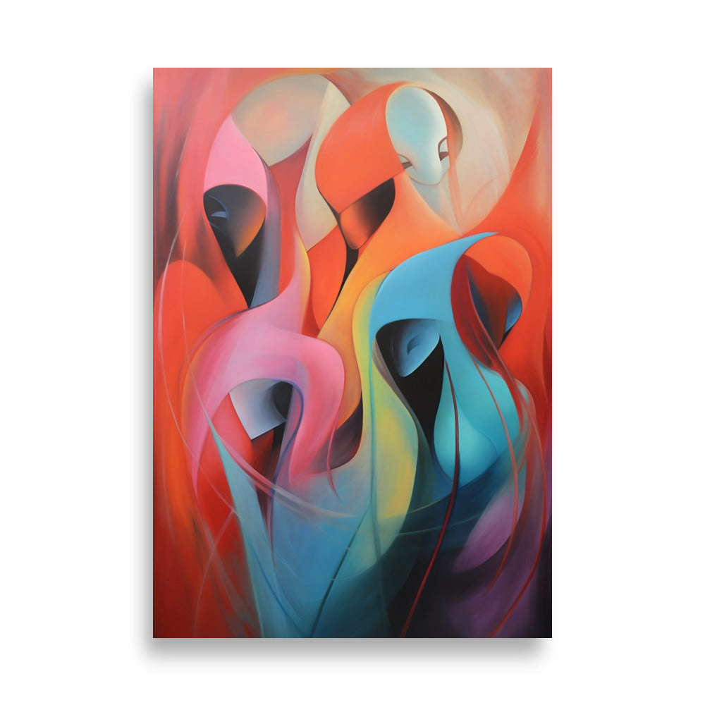 Feminine forms poster - Posters - EMELART