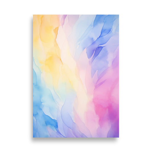 Watercolor brush strokes poster - Posters - EMELART