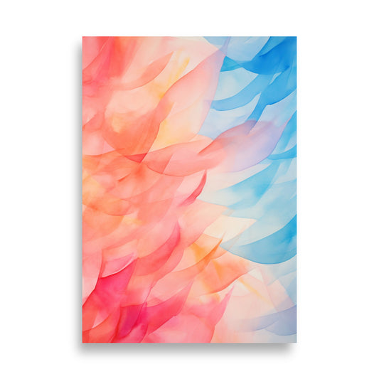 Watercolor brush strokes poster - Posters - EMELART