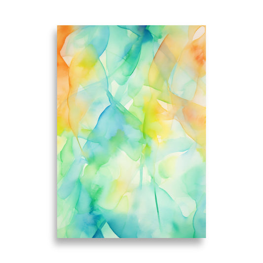 Watercolor brush strokes poster - Posters - EMELART