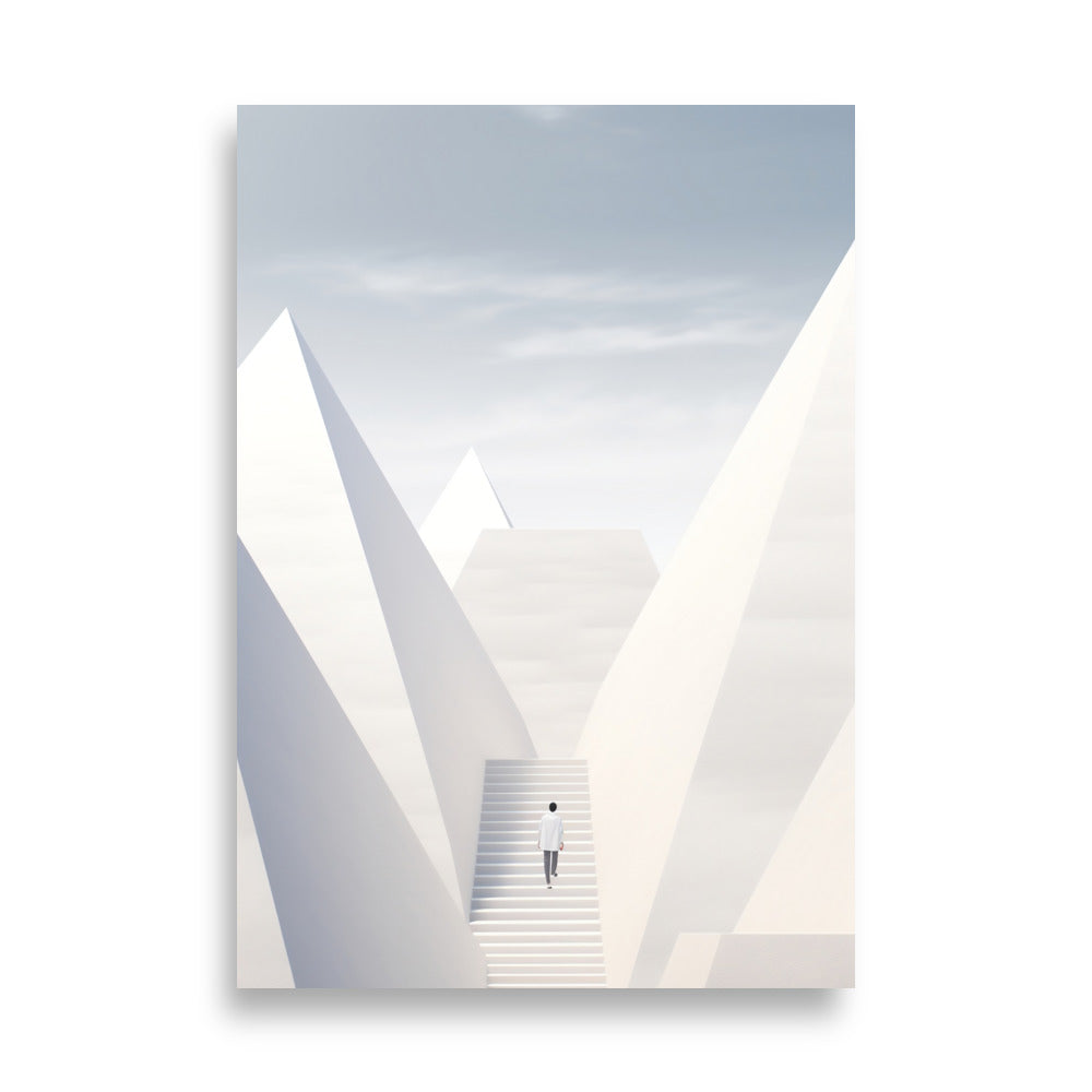 Pyramids minimalistic poster - Posters - EMELART