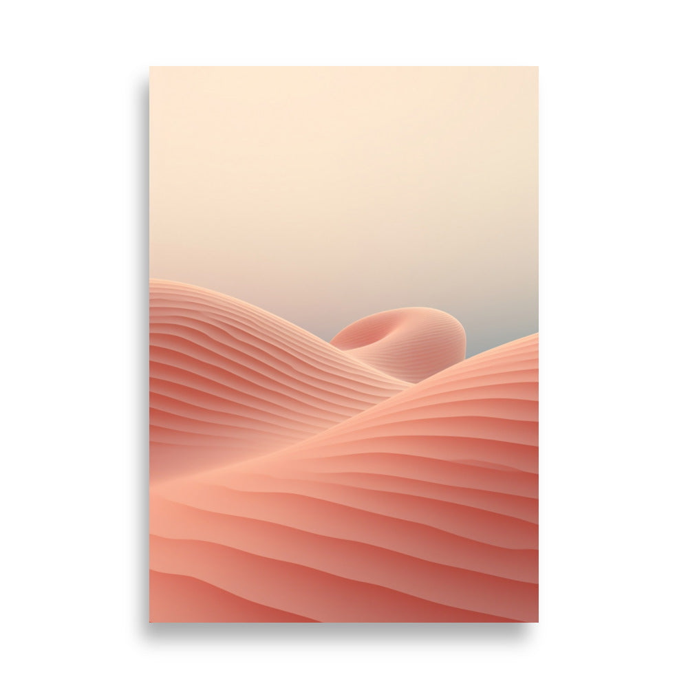 Soft pink lines poster - Posters - EMELART