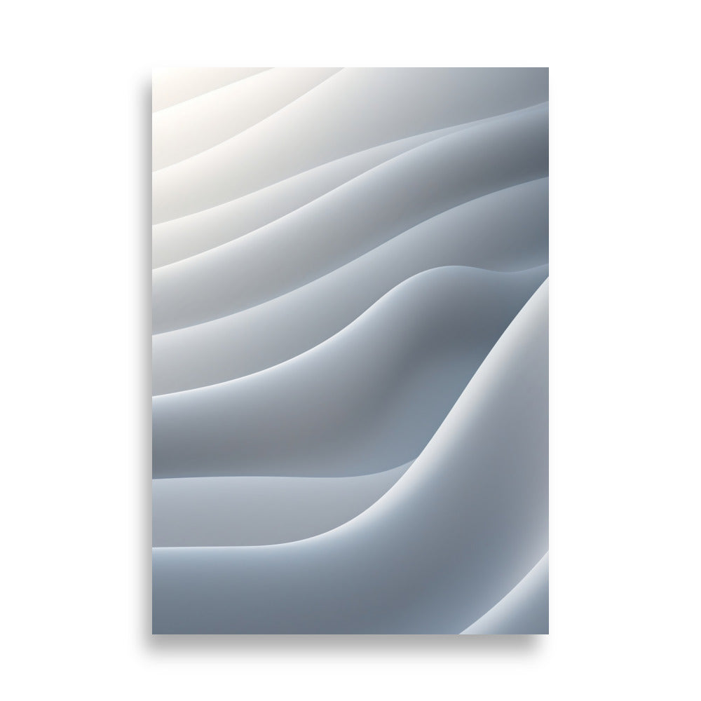 Soft gray lines poster - Posters - EMELART