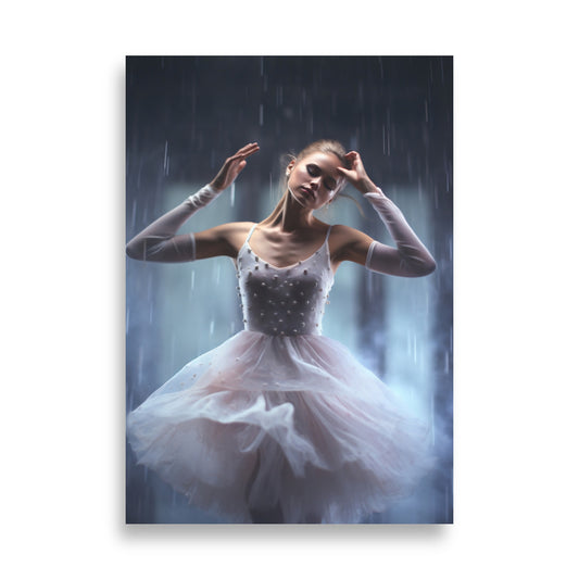 Dancing ballerina poster - Posters - EMELART