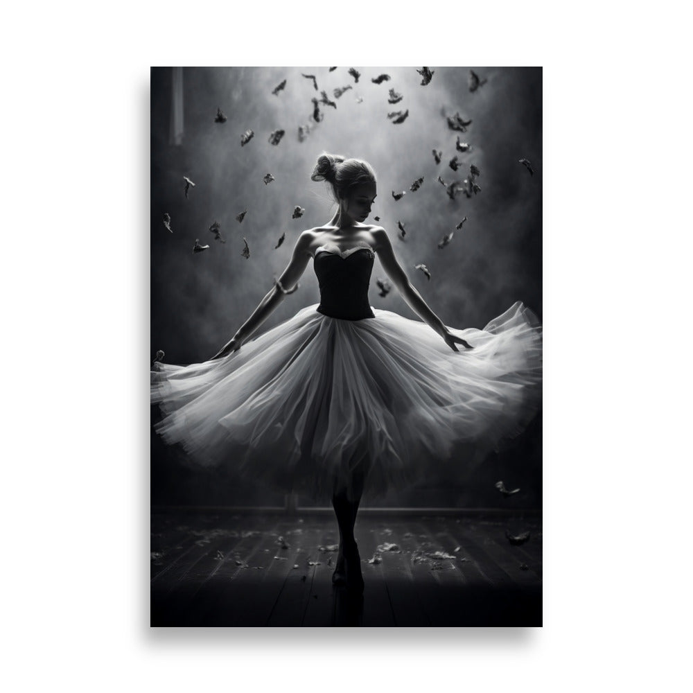 Dancing ballerina poster - Posters - EMELART