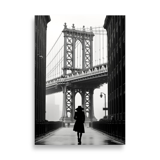 Manhattan bridge poster - Posters - EMELART