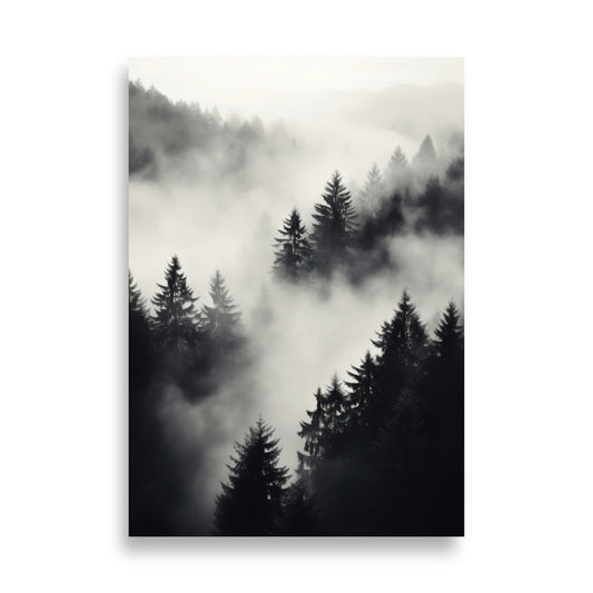 Forest mist poster - Posters - EMELART