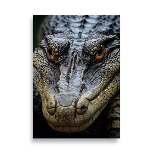 Crocodile poster - Posters - EMELART