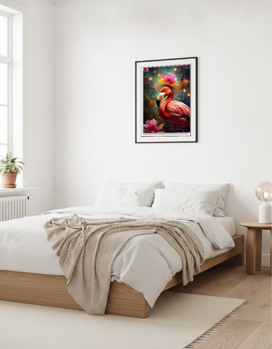 Flamingo Fiesta i sovrummet