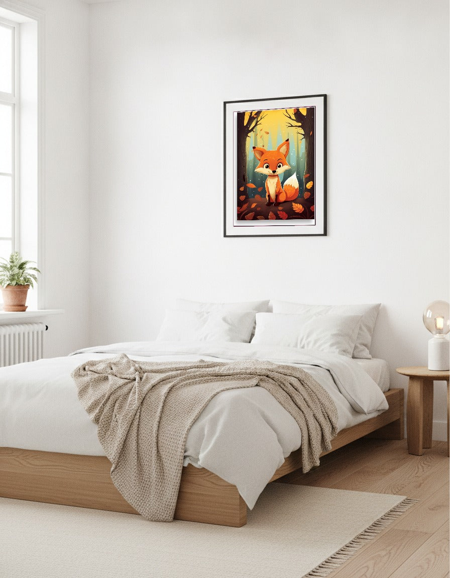 Fox – In lush foliage i sovrummet