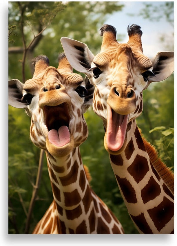 Ystra giraffer – poster