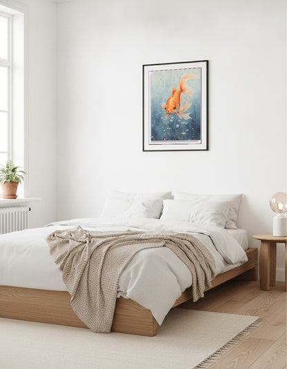 Goldfish i sovrummet