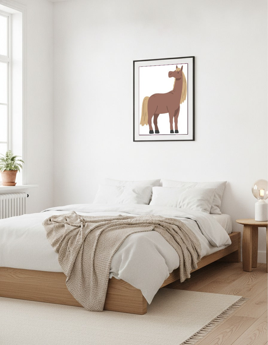 Horse i vardagsrummet