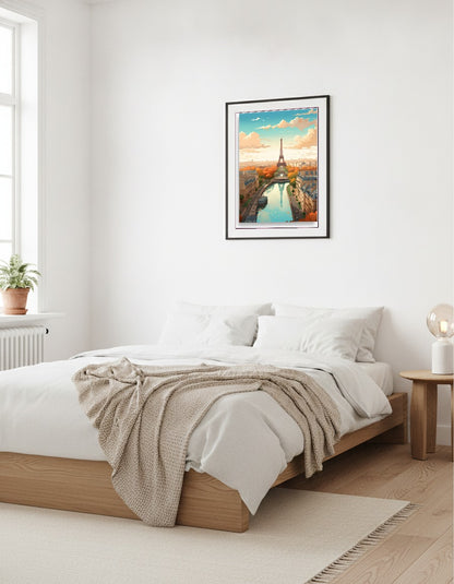 Illustration of Paris – Whimsical i sovrummet