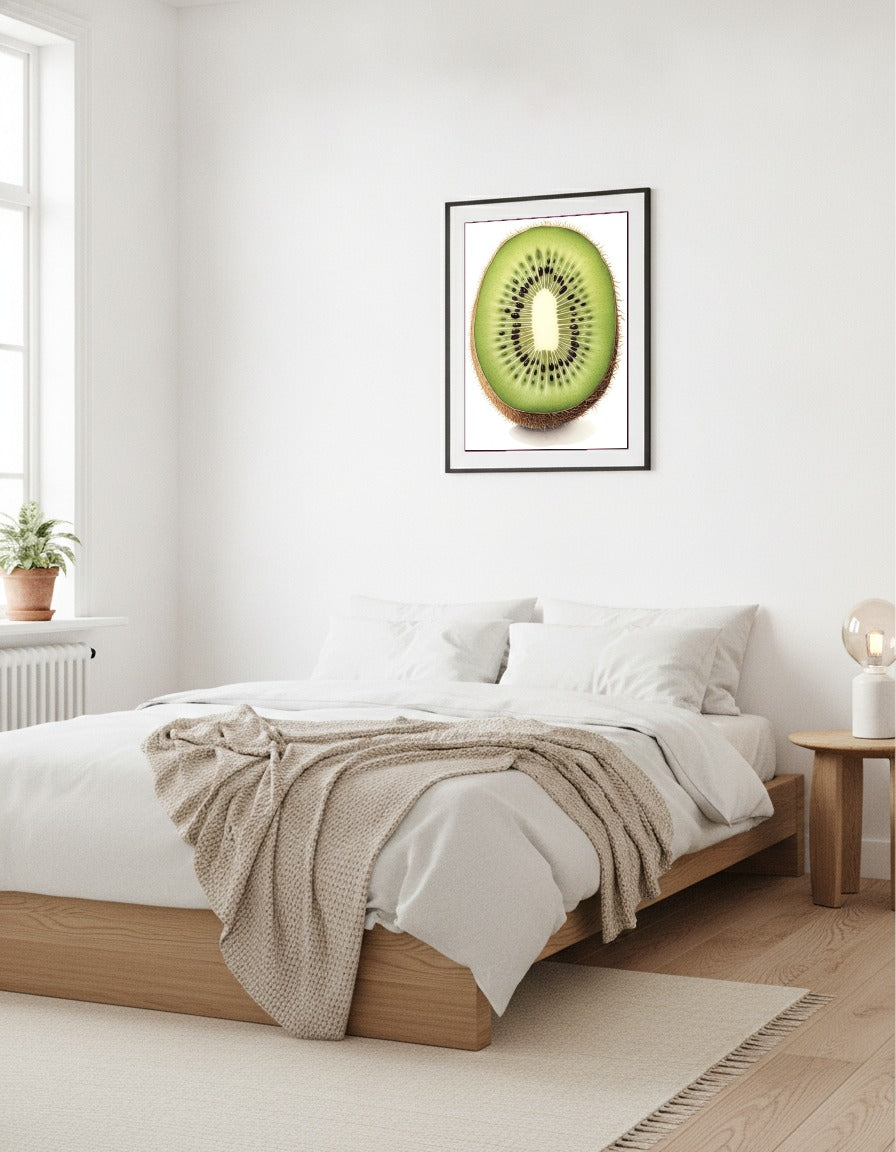 Kiwi i sovrummet