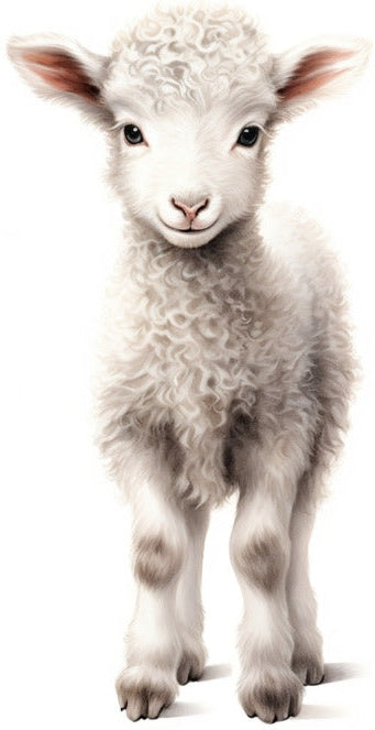 Lamm – Pastoralt på vitt