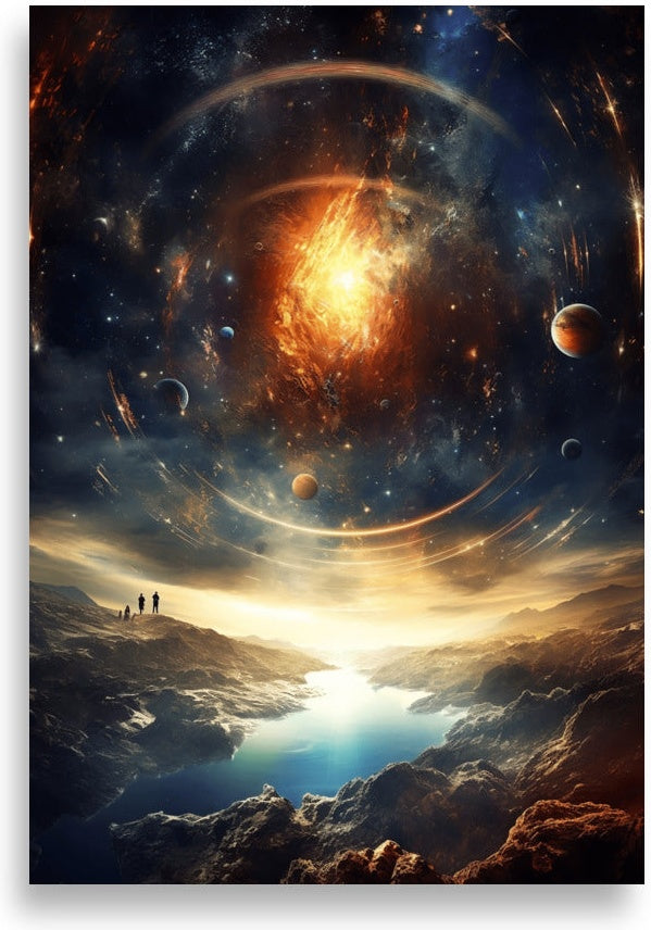 Looking into space