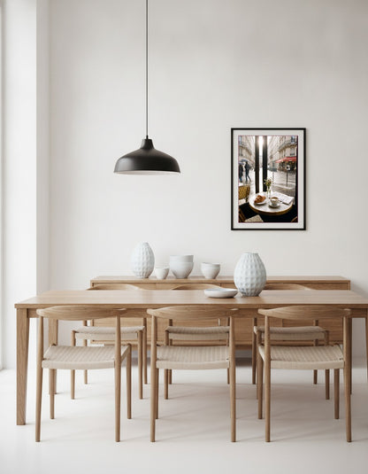 Café i Paris i matsalen