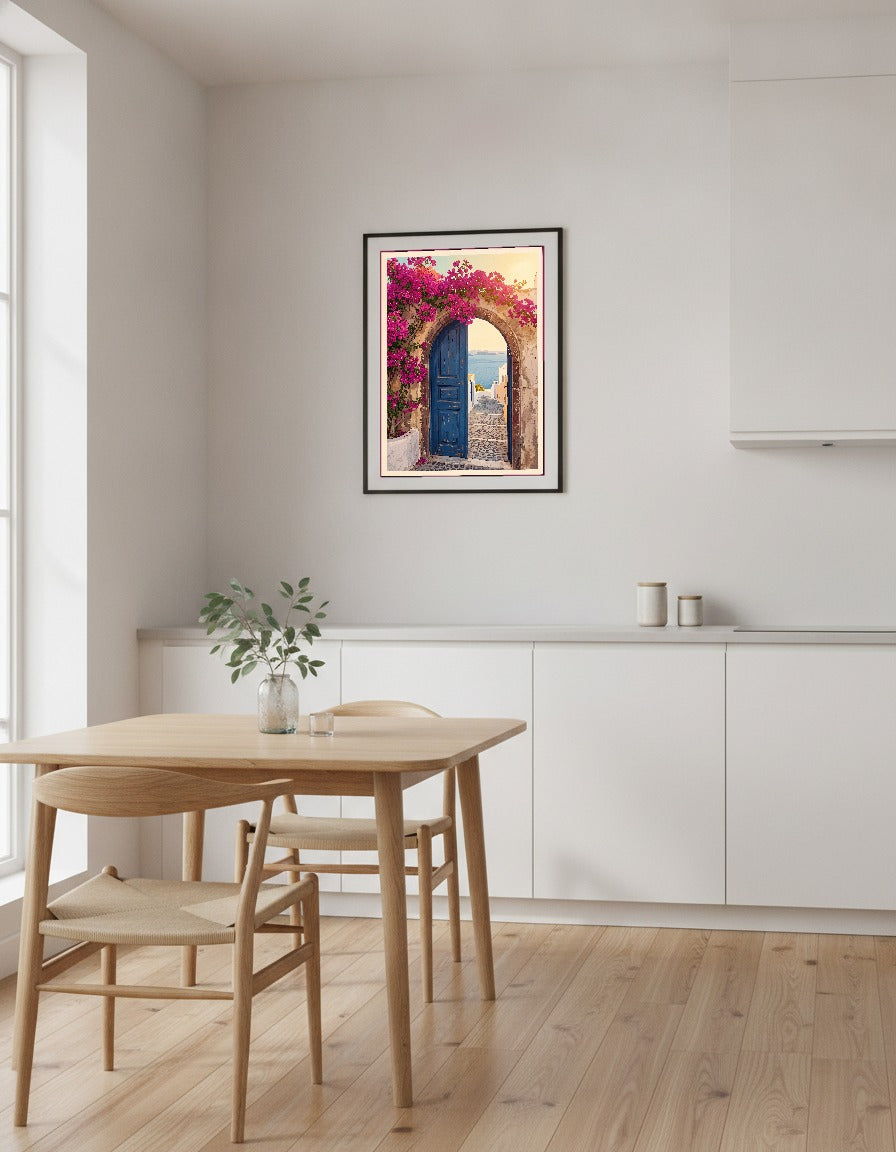Santorinibåge i köket