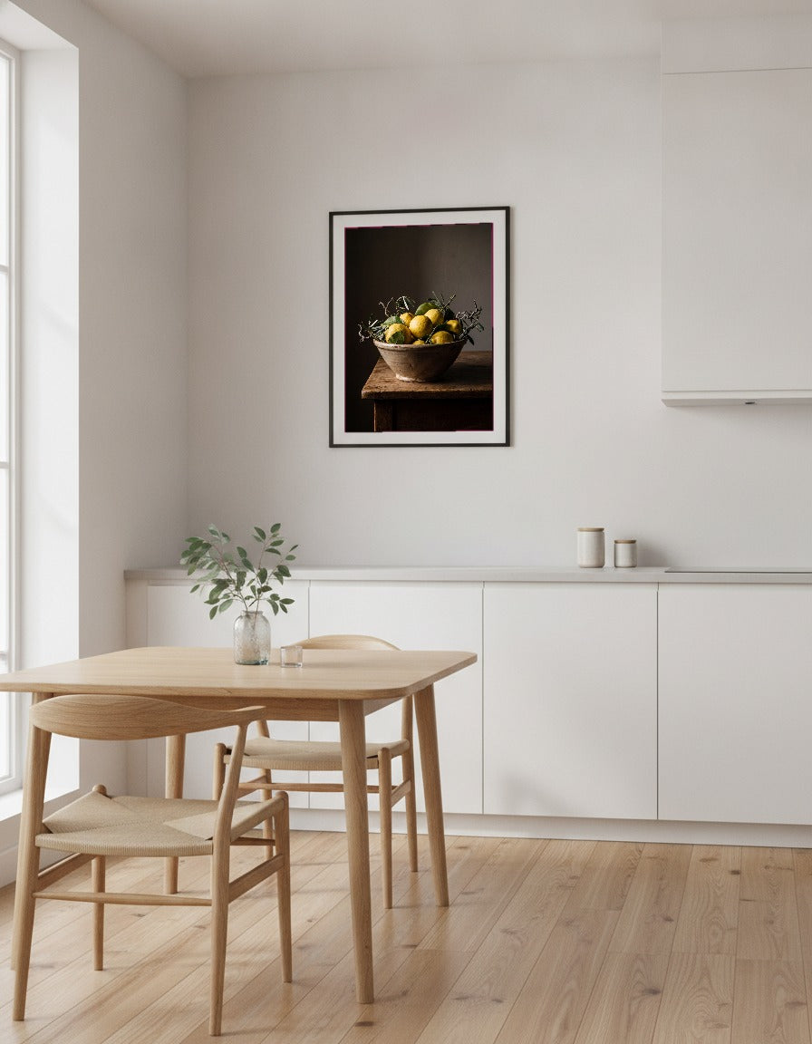 Citronskål i köket