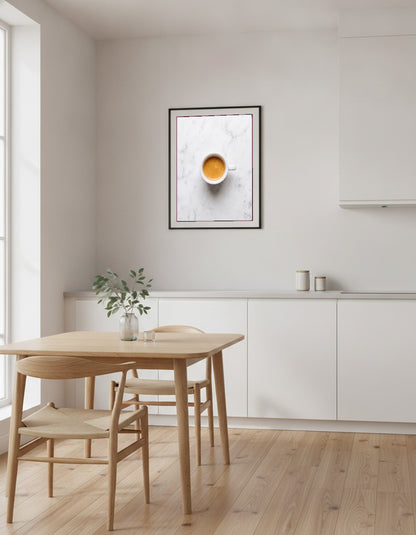Mörk espresso i köket