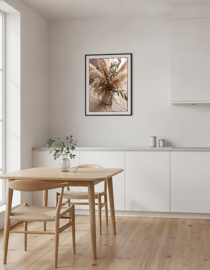 Pampasstilleben i köket