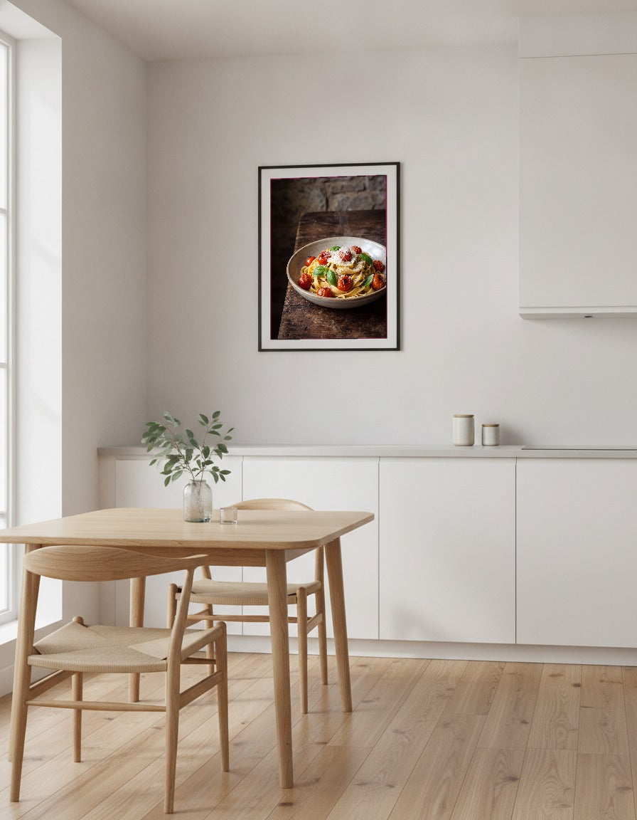 Tagliatelle i köket