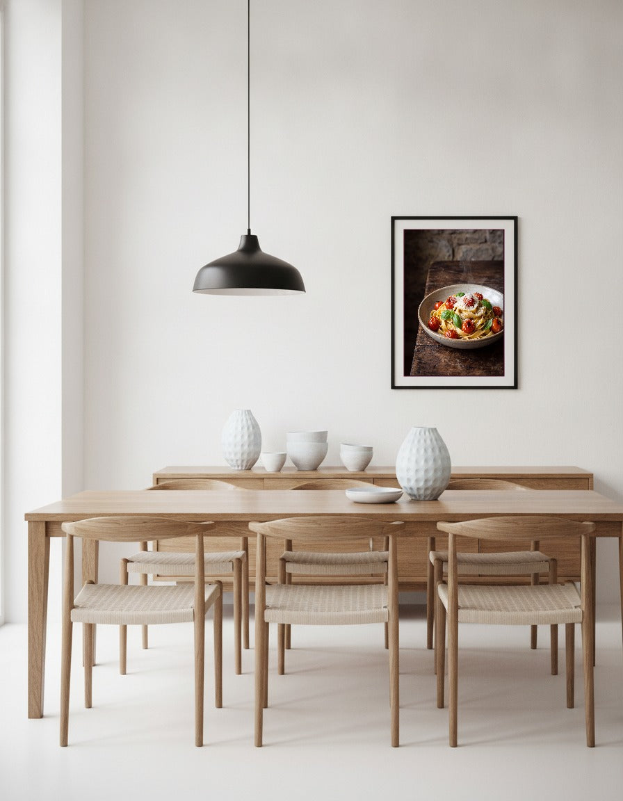 Tagliatelle i matsalen