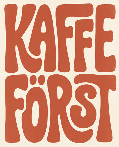 Kaffe först – retro