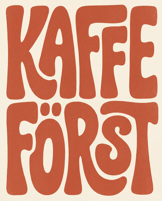 Kaffe först – retro