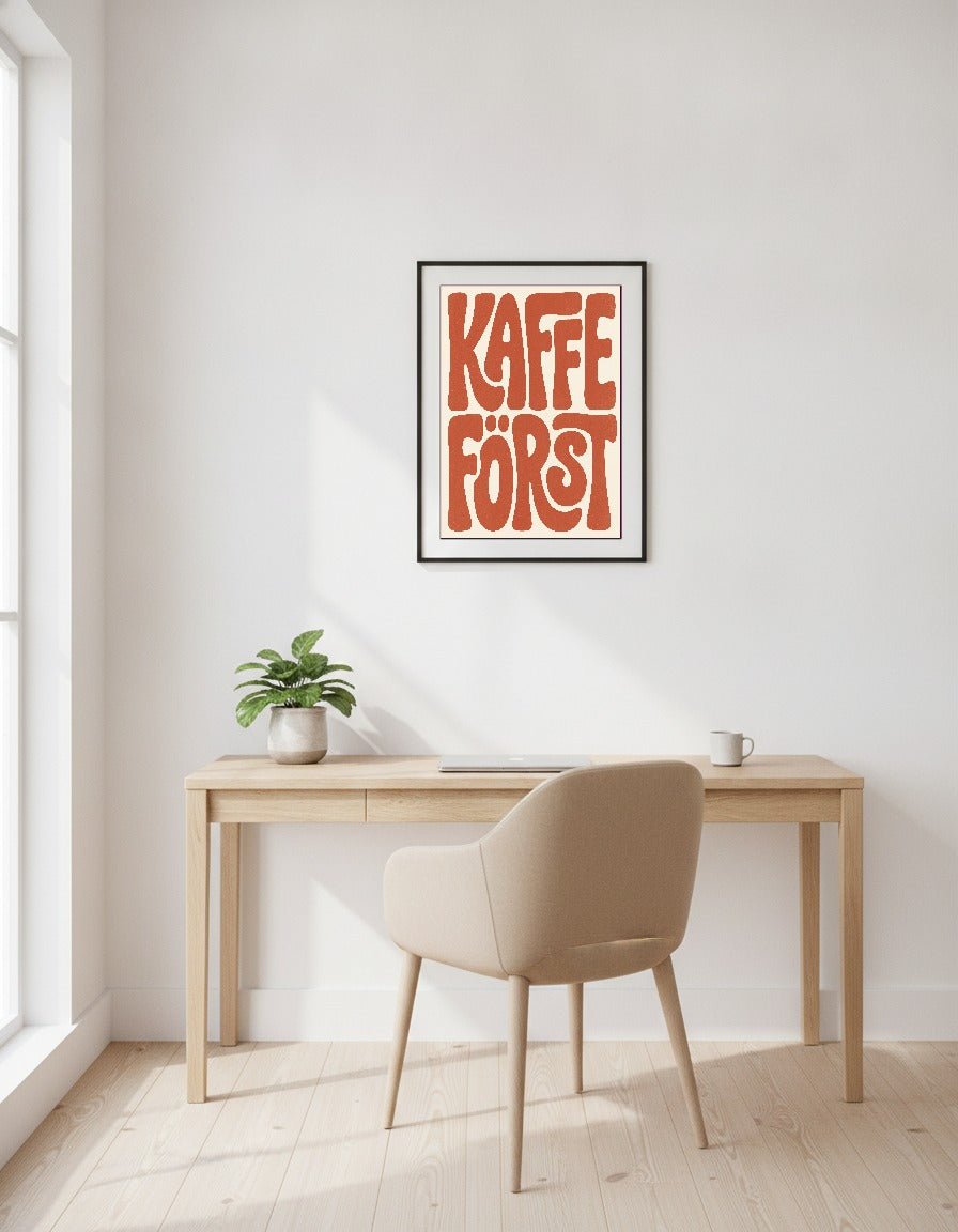 Kaffe först – retro i kontoret