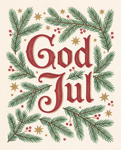 God Jul-krans