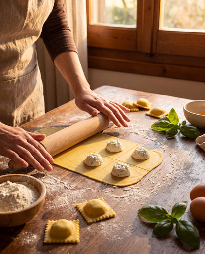 Raviolitillverkning