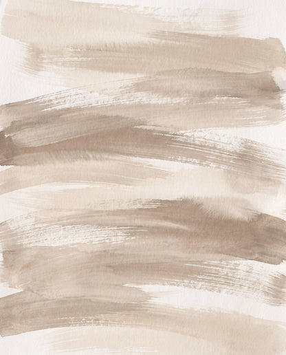 Horisontella drag i beige och taupe