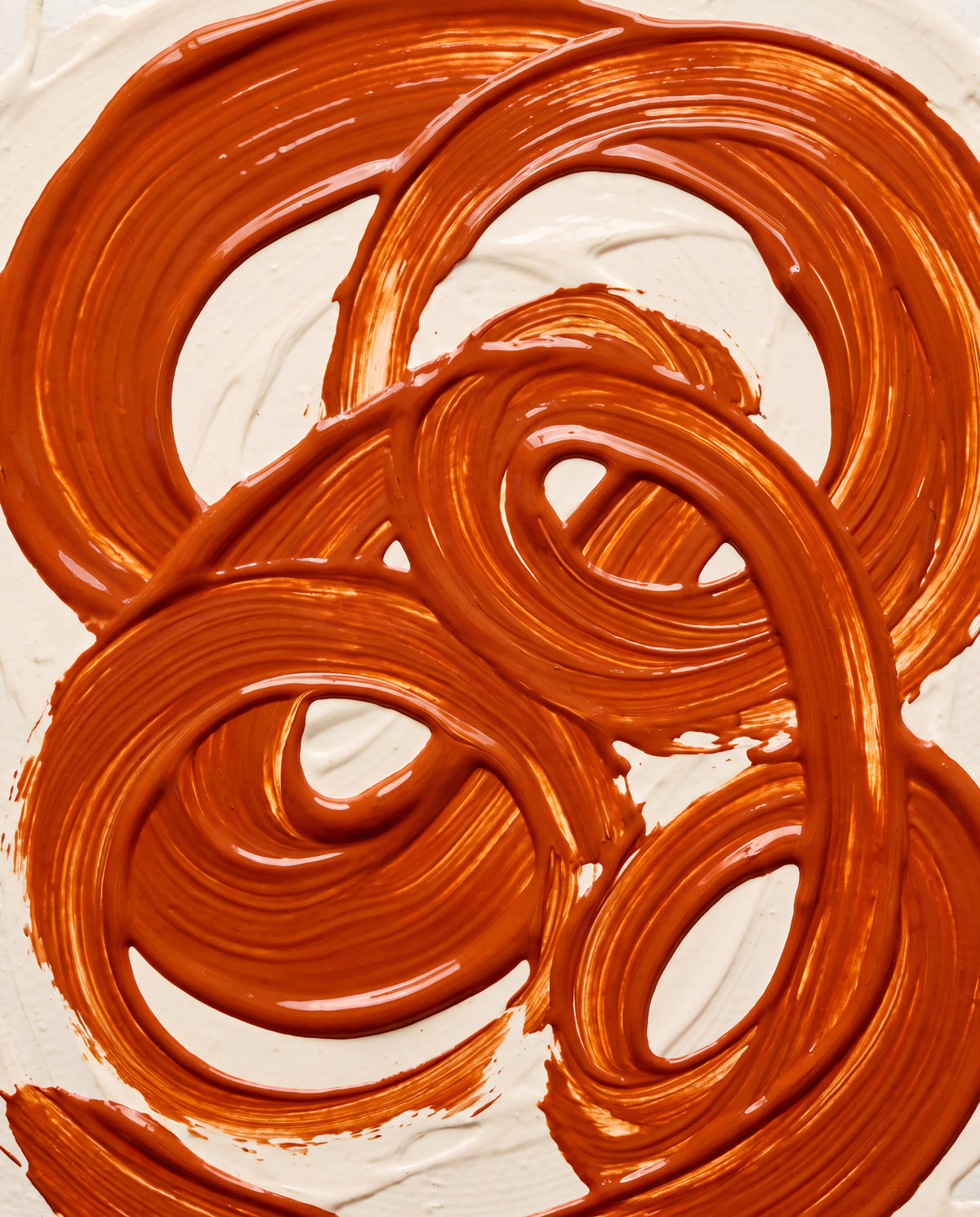 Bandloop i bränd orange
