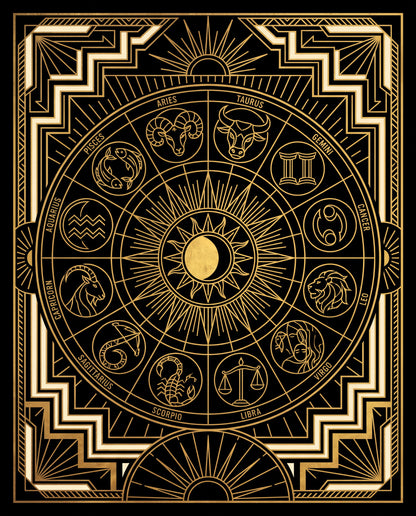 Zodiakhjul i art déco