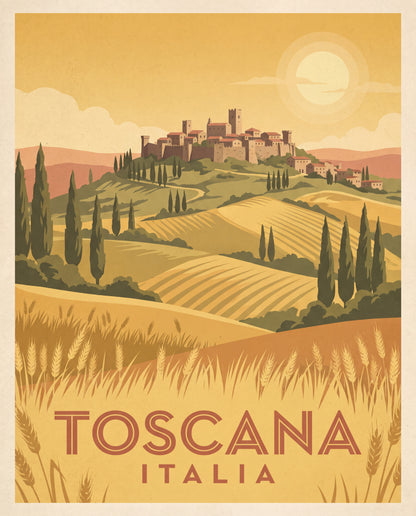 Toscana reseaffisch – Italia