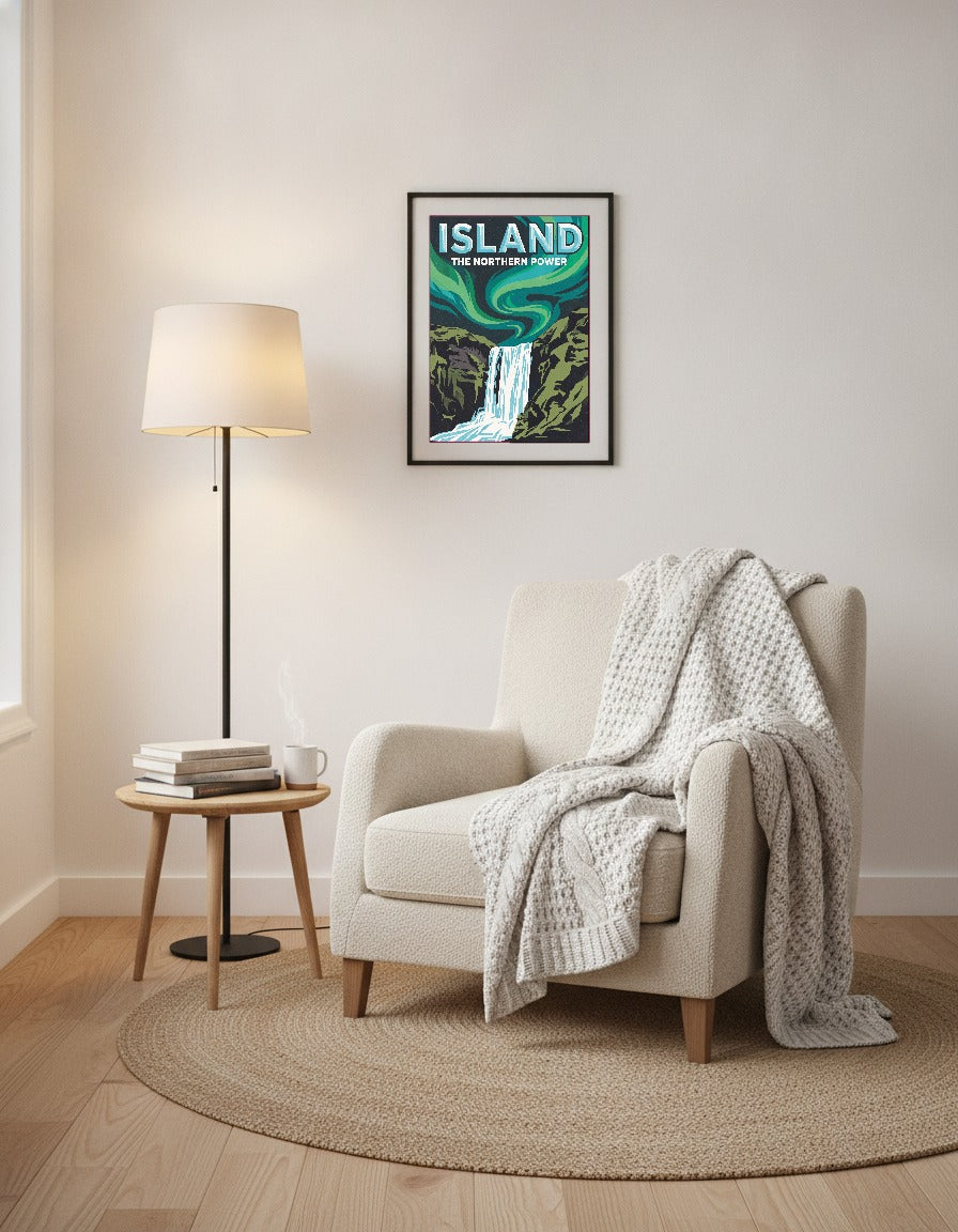 Island reseaffisch – The Northern Power i läshörnan