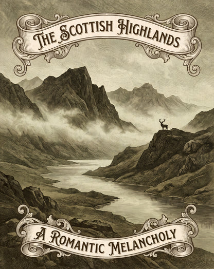 Skotska höglandet – gravyr
