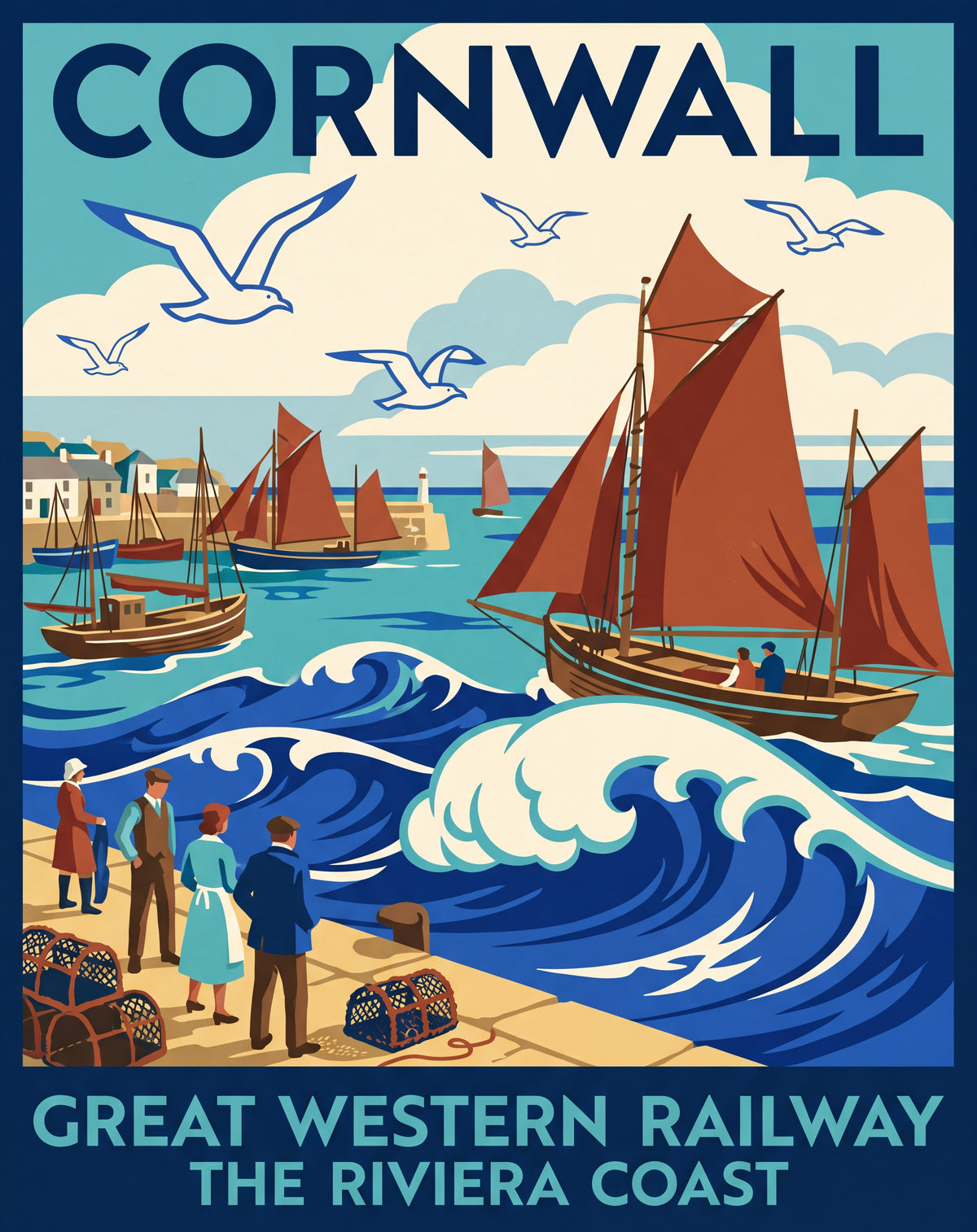 Cornwall reseaffisch – Great Western Railway