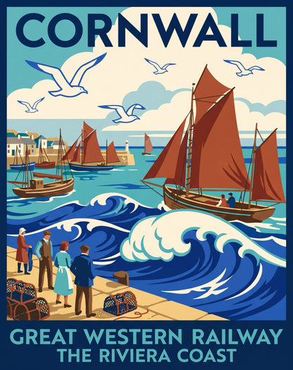 Cornwall reseaffisch – Great Western Railway