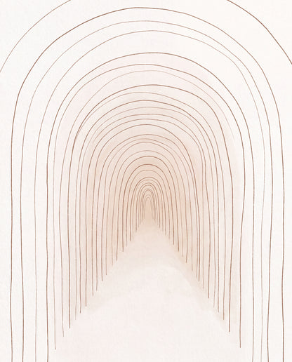 Bågtunnel i umbra