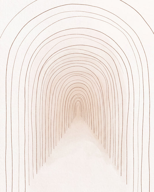 Bågtunnel i umbra
