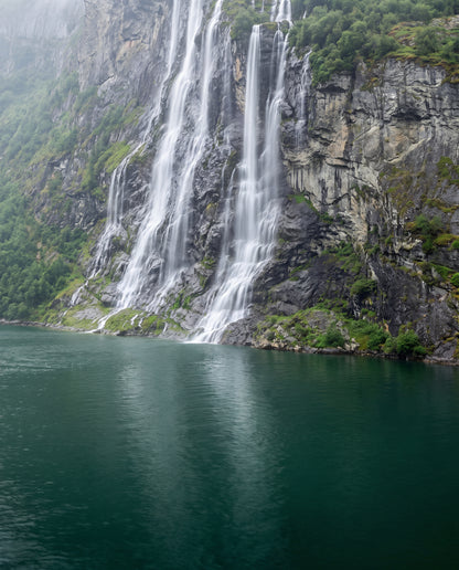 Vattenfall i fjorden