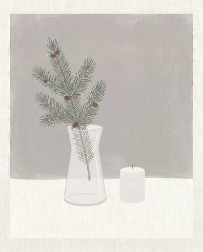 Grankvist i glasvas – nordisk minimalism