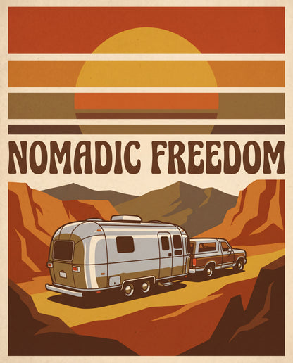 Nomadic Freedom – husvagn i kanjon
