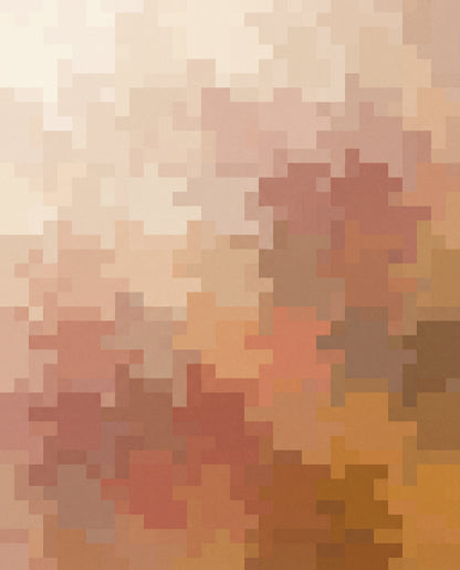 Pixlad mosaik i varma neutraler