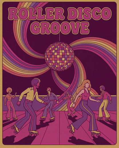 Roller Disco Groove – discoposter