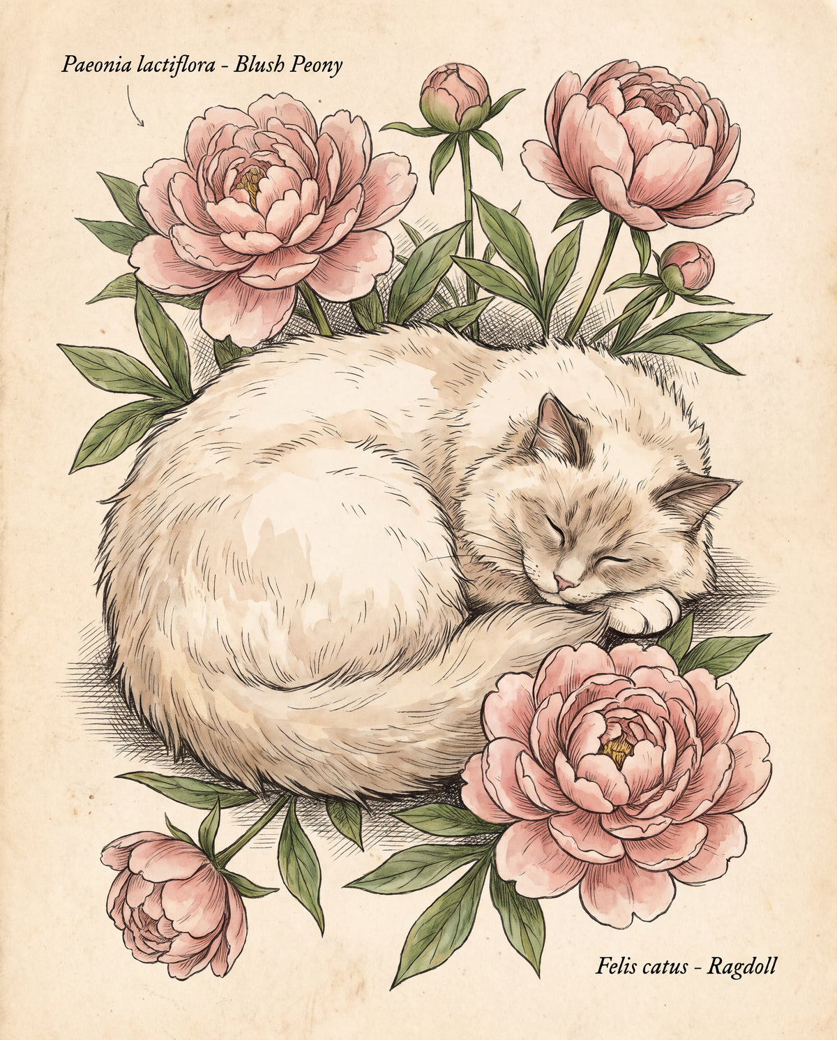 Ragdollkatt bland pioner